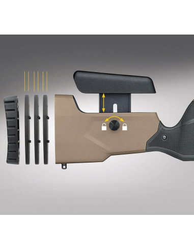 CARABINE MOSSBERG PATRIOT LR TACTICAL 308 WIN 22''