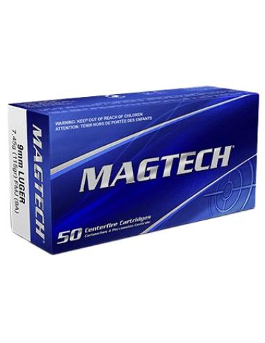 CARTOUCHES MAGTECH 9x19 FMJ 115gr x50