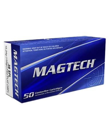 CARTOUCHES MAGTECH .38 SPL FMJ FLAT 158gr x50