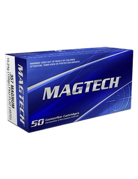 CARTOUCHES MAGTECH .357 MAG FMJ FLAT 158gr x50 CARTOUCHES MAGTECH .357 MAG FMJ FLAT 158gr x50