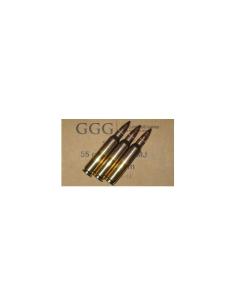 CARTOUCHES GGG .223 FMJ 55gr x50 2