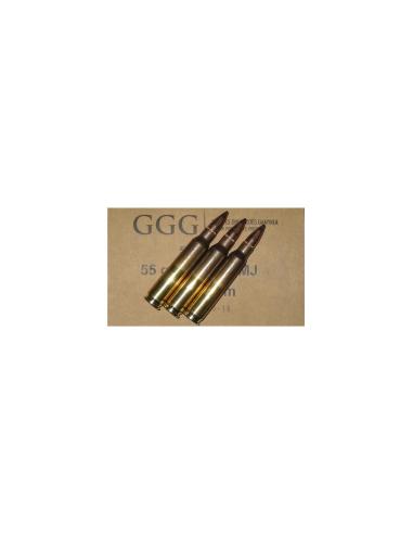 CARTOUCHES GGG .223 FMJ 55gr x50