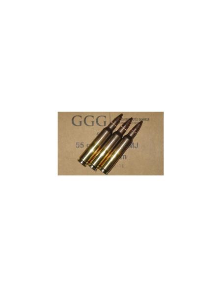 CARTOUCHES GGG .223 FMJ 55gr x50