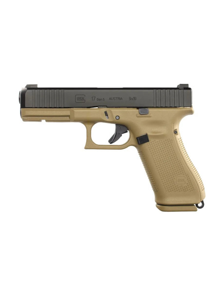 PISTOLET GLOCK 17 Gen 5 FR COYOTE ARMEE FRANCAISE Cal.9x19