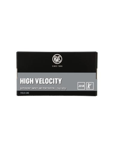 CARTOUCHES RWS .22LR HIGH VELOCITY