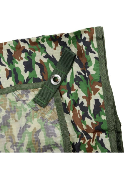 KIT BACHE 2x3m + SARDINE x6 + CORDELETTES