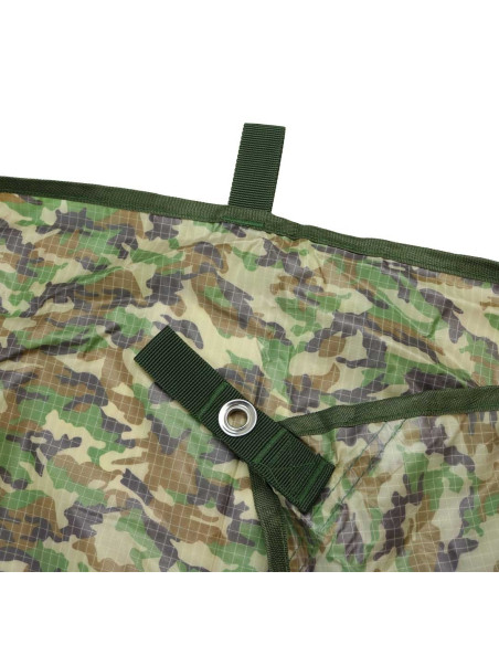 KIT BACHE 2x3m + SARDINE x6 + CORDELETTES