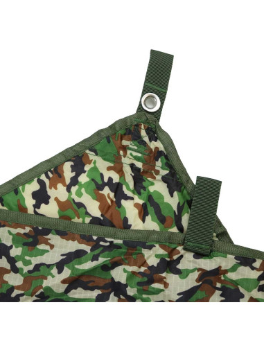 KIT BACHE 2x3m + SARDINE x6 + CORDELETTES