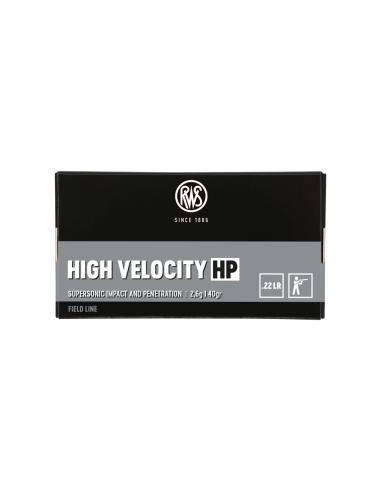 CARTOUCHES RWS .22LR HIGH VELOCITY HP x50