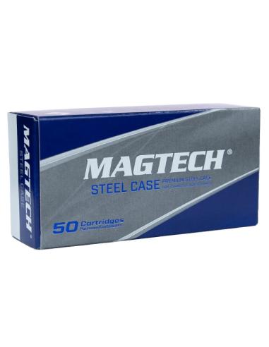 CARTOUCHES MAGTECH 9x19 FMJ STEEL CASE 124GR 9BS*+