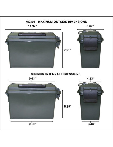 BOITE A MUNITIONS AC30T MTM CASE