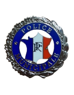 MEDAILLE POLICE MUNICIPALE POUR PORTE CARTE GK