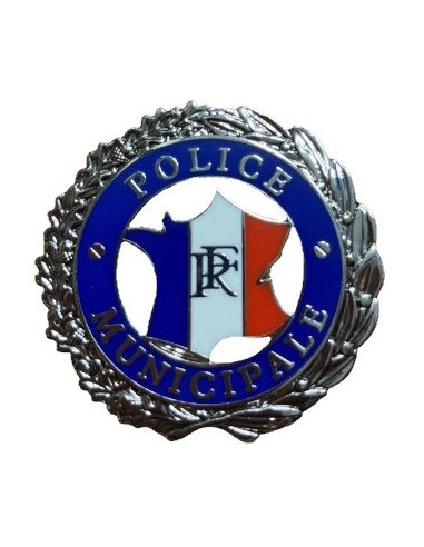 MEDAILLE POLICE MUNICIPALE POUR PORTE CARTE GK