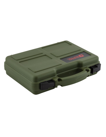 MALLETTE POUR ARME DE POING MOUSSE PRÉDÉCOUPÉE VERT OD