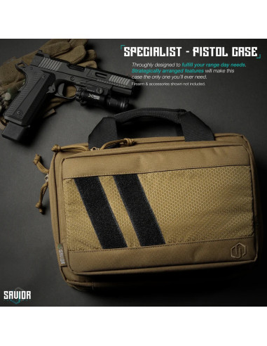 HOUSSE PISTOL CASE TAN 2 ARMES