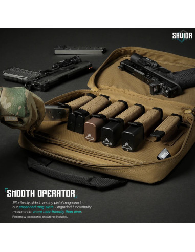 HOUSSE PISTOL CASE TAN 2 ARMES