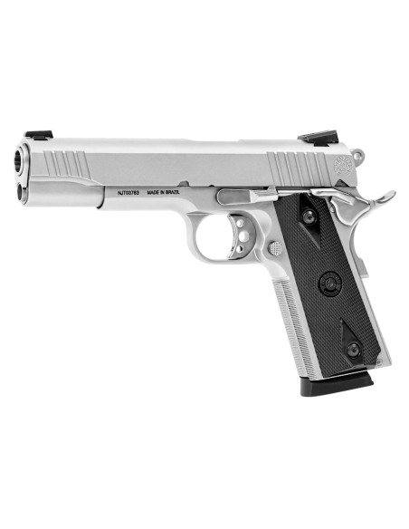 PISTOLET PT1911 MATTE STAINLESS STEEL Cal.45ACP