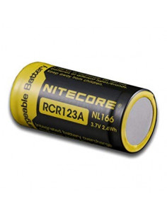 Accus li-ion CR123 rechargeable 650mAh 3.7V 2