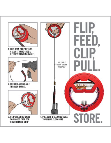 CORDON DE NETTOYAGE BORE BOSS Cal.44 / .45