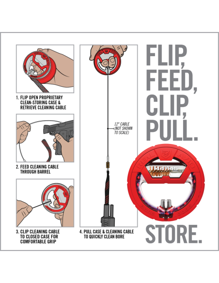 CORDON DE NETTOYAGE BORE BOSS Cal.44 / .45