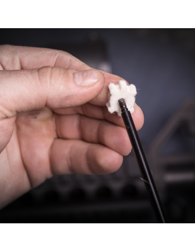 PACK DE 20 TAMPONS DE NETTOYAGE DE CHAMBRE AR15