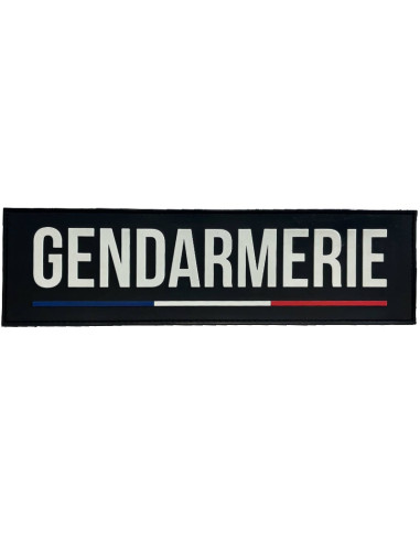 BANDEAU PVC GENDARMERIE 25x7cm