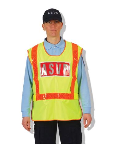 CHASUBLE ASVP HV CL2 JAUNE ET ORANGE