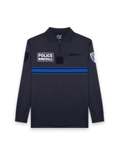 POLO PM ZIPPE RESPIRANT MANCHES LONGUES
