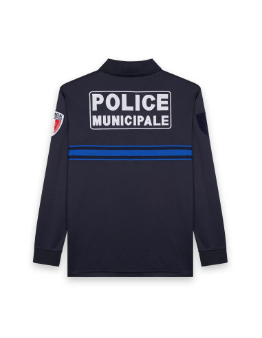 POLO PM ZIPPE RESPIRANT MANCHES LONGUES