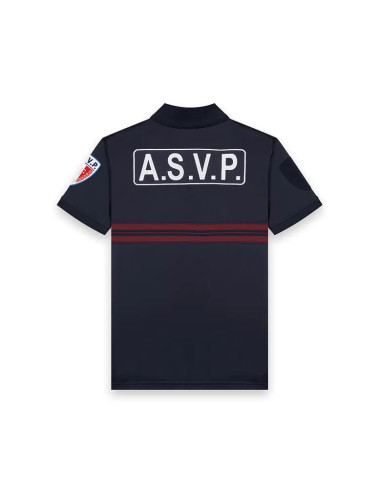 POLO ASVP ZIPPE RESPIRANT MANCHES COURTES