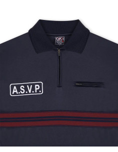 POLO ASVP ZIPPE RESPIRANT MANCHES COURTES 2