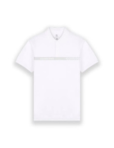 POLO BLANC MANCHES COURTES SECURITE PRIVEE SAFETEK