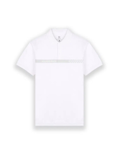 POLO BLANC MANCHES COURTES SECURITE PRIVEE SAFETEK