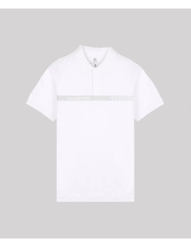 POLO BLANC MANCHES COURTES SECURITE PRIVEE SAFETEK