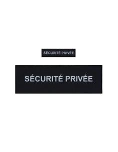 FLAPS "SECURITE PRIVEE" NOIR HV (poitrine et dos)