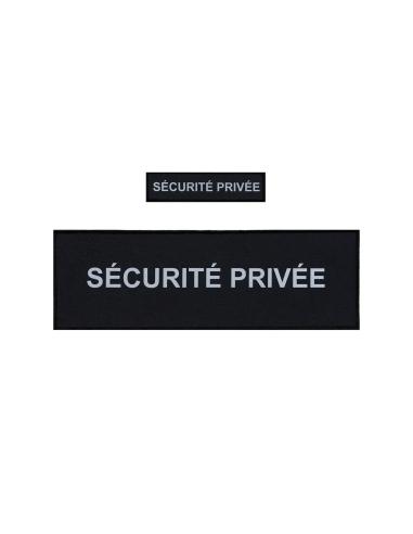 FLAPS "SECURITE PRIVEE" NOIR HV (poitrine et dos)