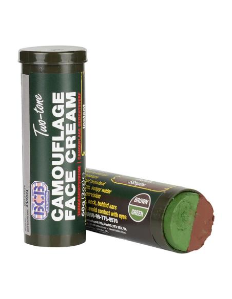 BATON DE CAMOUFLAGE BI-COLOR 60gr Marron-Vert