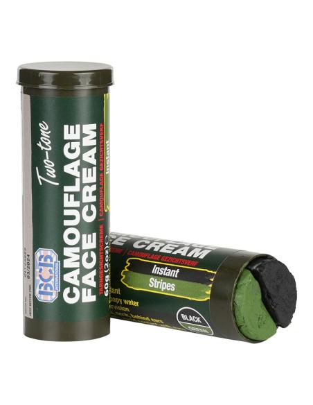 BATON DE CAMOUFLAGE BI-COLOR 60gr Noir-Vert