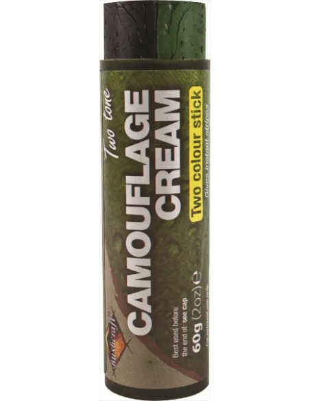 BATON DE CAMOUFLAGE BI-COLOR 60gr Noir-Vert