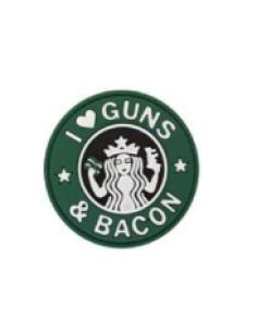 PATCH PVC LOVE GUN AND BACON GREEN