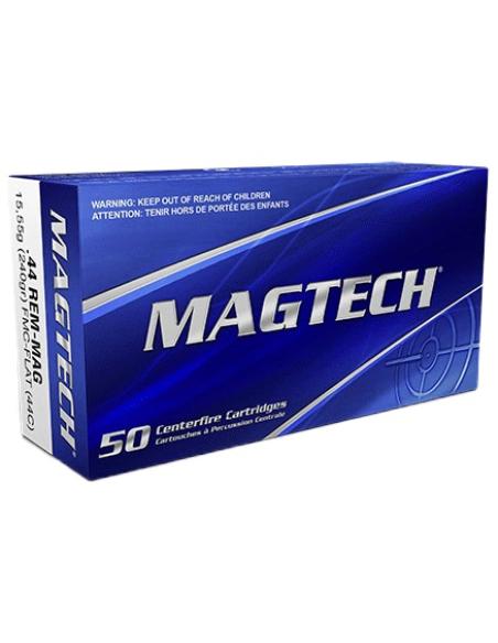 CARTOUCHES MAGTECH .44 REM MAG FMJ FLAT 240gr x50