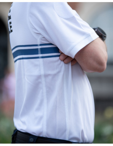 POLO COL MAO PM BLANC