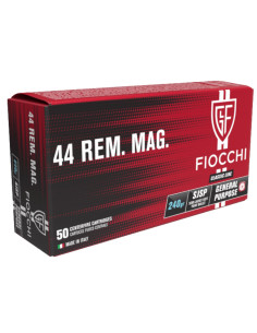 CARTOUCHES FIOCCHI .44 MAG SJSP 240gr x50