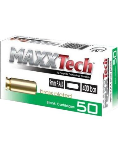BALLE 9MM PA A BLANC X50 - 400BARS