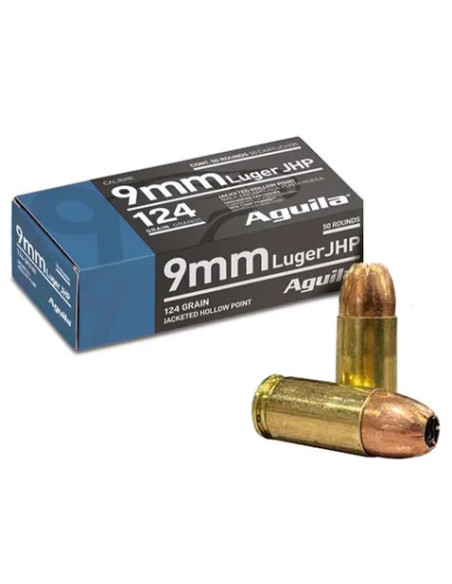 CARTOUCHES AGUILA JHP 9x19