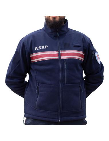 VESTE POLAIRE BI-MATIERE ASVP