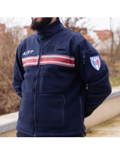 VESTE POLAIRE BI-MATIERE ASVP 2