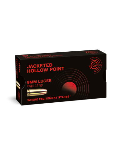 CARTOUCHES GECO 9x19 7.5g 115gr JHP