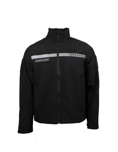 SOFTSHELL SÉCURITÉ PRIVÉE AVEC BANDE SAFETEK