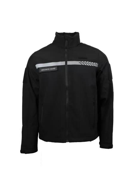 SOFTSHELL SÉCURITÉ PRIVÉE AVEC BANDE SAFETEK